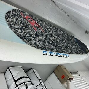 White Paddleboard with Fin